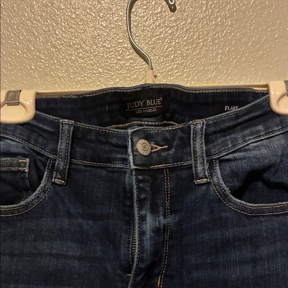 Judy Blue Women’s Flare Jeans in Deep Blue